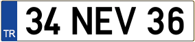 Truck License Plate
